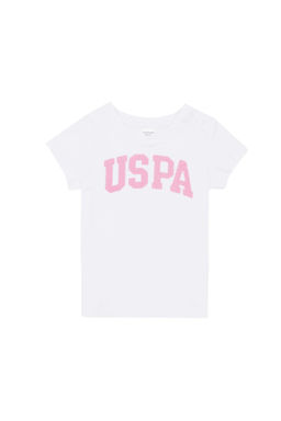 U. S. Polo Assn / Белая базовая футболка для девочек - U.s. polo assn фото 2