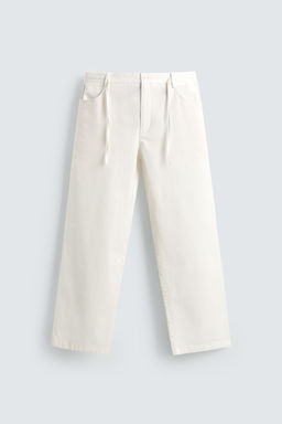 RELAXED FIT FLOWING TROUSERS - Zara фото 15