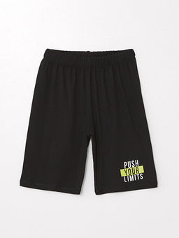 Beli Lastikli Bask?l? Erkek ?ocuk Pijama ?ort 2li - Waikiki фото 2