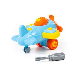 Конструктор-транспорт Самолёт (19 элементов) (в пакете) - Полесье фото 3