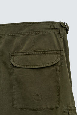 BERMUDA CARGO RELAXED FIT / Khaki - Zara фото 10