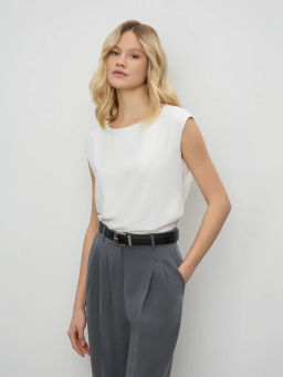 Однотонный топ - Emka фото 2