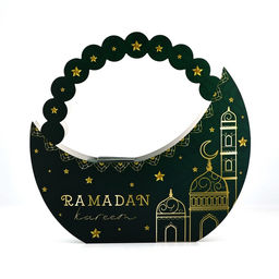 Коробка подарочная на Рамадан, Ramadan kareem, тиснение, 23×21×5 см
