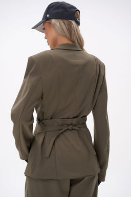 Костюм  тройка Мэдди (хаки)