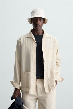 STRIPED OVERSHIRT - Zara фото 18