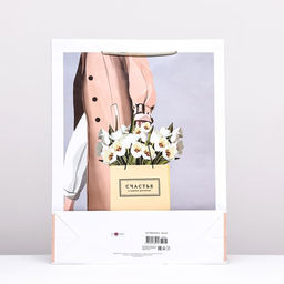 Пакет подарочный Цветочное счастье, 33 х 42,5 х 10 см - Simaland фото 2