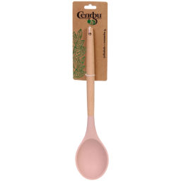 Цена за 2 шт. Ложка кухонная силиконовая "CooKstyle" розовая 31,5*7см