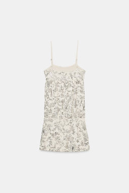 VESTIDO MINI ABALORIOS / Plata - Zara фото 7