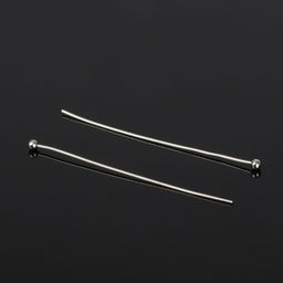 Штифт с шариком СМ-1103-11, 4 см, 50 г, (±557 шт.), цвет серебро