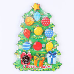 Сортер WoodLand Toys «Ёлка», на липучках