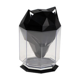 Увлажнитель воздуха Luazon HM-12 «Волк», ультразвуковой, 650 мл, 2 Вт, погружной, USB, чёрный