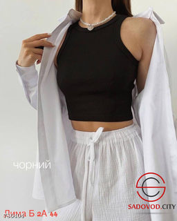 Женская базовая однотонная майка - Bruno фото 4