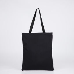 Сумка-шопер Котик, без молнии, без подкладки, цвет чёрный - Nazamok фото 5