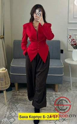 Пиджак женский сзади на завязках - Bruno фото 2