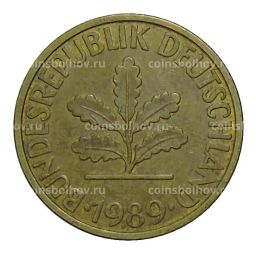 10 пфеннигов 1989 года D Германия