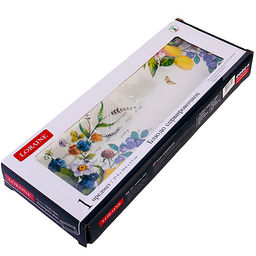 60157 Блюдо сервировочное 28х10,6х3см Лесные ягоды с лимонами доломит LR (х24) - Mayer&boch фото 4