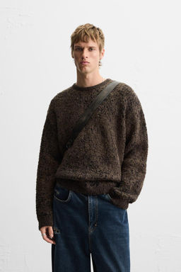 PIXELATED JACQUARD SWEATER - Zara фото 2