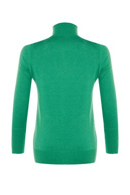 Kahverengi Merserize Gorunumlu Premium Iplik / Ozel Iplik Basic Triko Kazak TWOAW23KZ01514 - Trendyolmilla фото 14