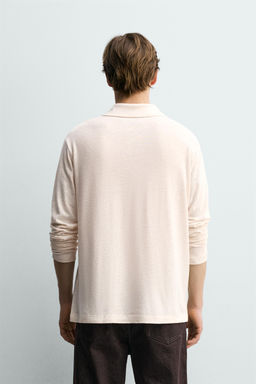 POLO RELAXED FIT VISCOSA - LINO / Rosa - Zara фото 3