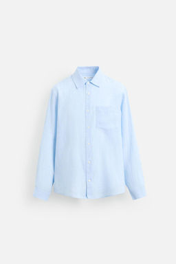 100% LINEN SHIRT - Zara фото 15
