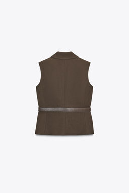 BELTED WAISTCOAT - Zara фото 2