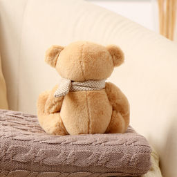 Мягкая игрушка Мишка, в вязаном шарфике, МИКС - Simaland фото 5