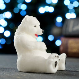 Фигурное мыло Мишка с лапой на пузике 75гр - Мыльные штучки фото 4