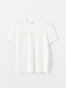 Bisiklet Yaka K?sa Kollu Bask?l? Pike Erkek Ti??rt