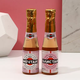 Подарочный набор женский Мечтай!, гель для душа и шампунь во флаконах шампанское, 2х250 мл - Чистое счастье фото 2