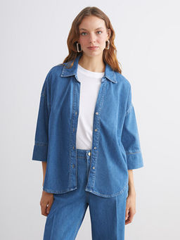 Loose Fit Kad?n Jean G?mlek