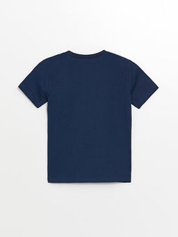 Bisiklet Yaka K?sa Kollu Bask?l? Erkek Bebek Ti??rt - Waikiki фото 2