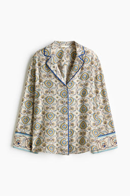 Camisa resort en popelina