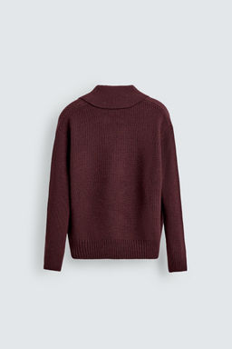PURL KNIT POLO SHIRT - Zara фото 8