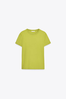 SHORT SLEEVE INTERLOCK T-SHIRT - Zara фото 6