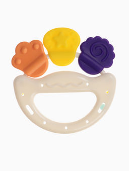 Прорезыватель погремушка для зубов «Браслетик», цвет бежевый