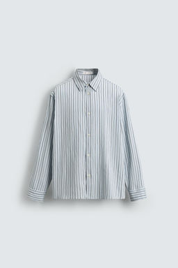 STRIPED TEXTURED SHIRT