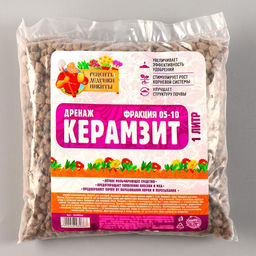 Дренаж Керамзит Рецепты Дедушки Никиты фр 5-10, 1 л