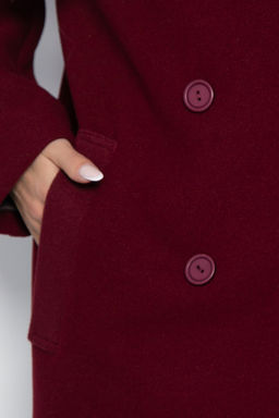 Пальто Я в теме (бордовое) Б12485-7