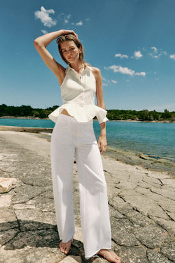 JEANS Z1975 STRAIGHT TIRO MEDIO / Blanco