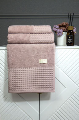 Полотенце Флафи (пудра платина)