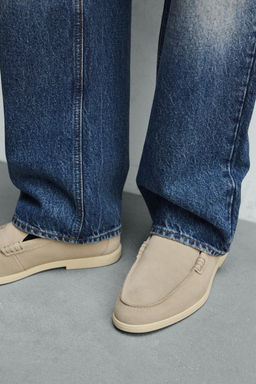 CASUAL LEATHER LOAFERS - Zara фото 10