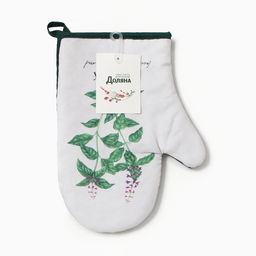 Варежка - прихватка «Доляна. Базилик», 20×27 см