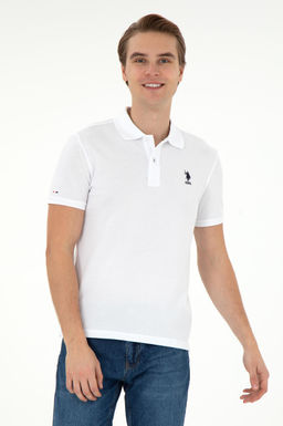 Мужская белая базовая футболка Неожиданная скидка в корзине