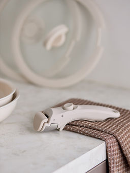 Набор посуды для приготовления со съемной ручкой smart ceramic, 7 предметов, цвета топленого молокатермо