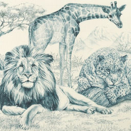 Салфетка на стол Сафари 29*40 см - Доляна фото 4