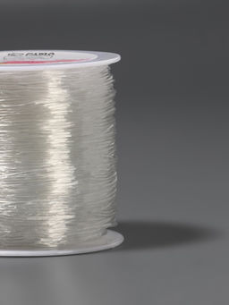 Нить для плетения, эластичная, 1001 м, d=1 мм, прозрачная