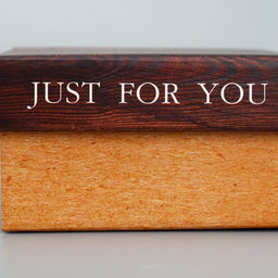 Цена за 2 шт. Коробка подарочная складная, упаковка, «Just for you», 12×12×6.5 см