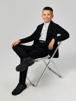 ACOOLA / Пиджак детский для мальчиков Vidan jk черный  фото 8