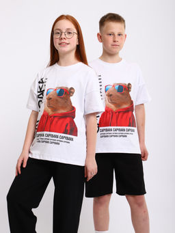 Футболка Капибара белый