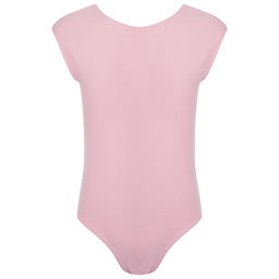 Купальник гимнастический Grace Dance, с укороченным рукавом, вырез лодочка, р. 40, цвет розовый  фото 8